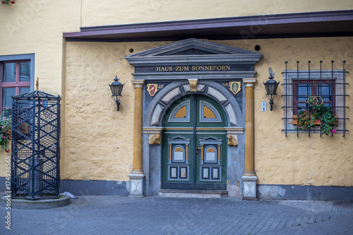 Eingang zum Standesamt in Erfurt