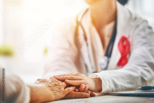 patient listening to doctor photo