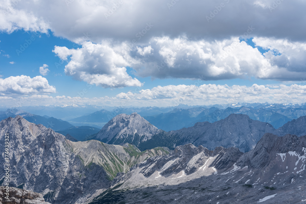 The mountains of Alps in Tyrol, Austria