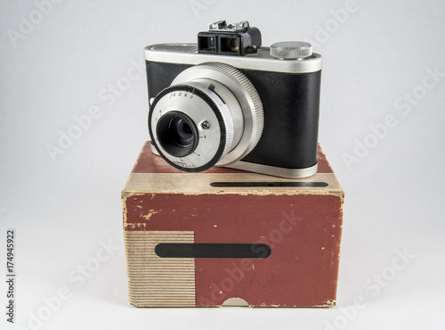 Vintage 35mm Film Camera with Box 