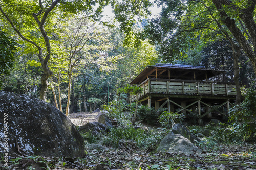 公園の東屋