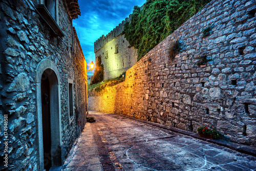 Montalbano elicona, medieval village in Sicily photo