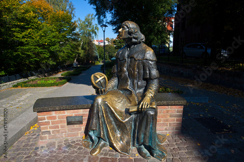 Ławeczka Mikołaja Kopernika, Olsztyn, Polska