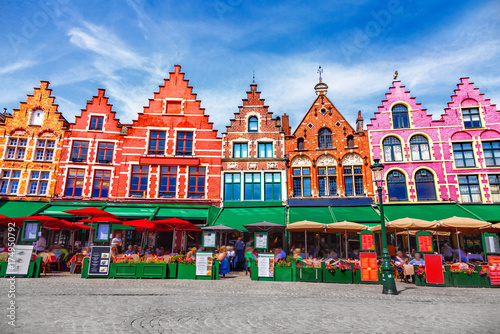 Grote Markt square in Brugge photo