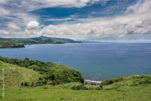 Beautiful view from Naidi Hills , Ivatan Island, Philippines photo