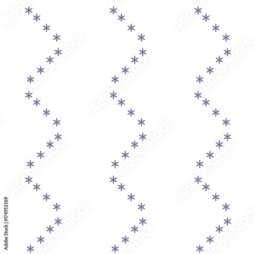 Winter background with snowflakes