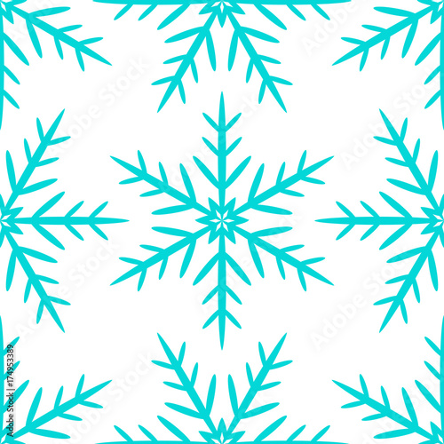 Winter frosty pattern