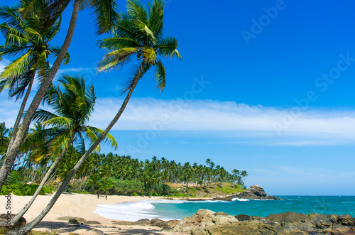 Tropical beach in Sri Lanka
