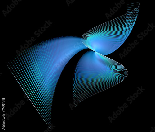 abstract fractal spiral pattern