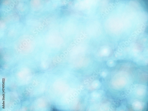 Blue cloud abstract background in vector art.