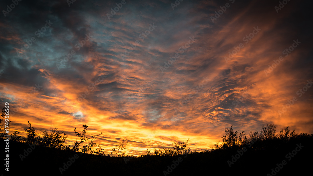 Obraz premium Sky on fire 