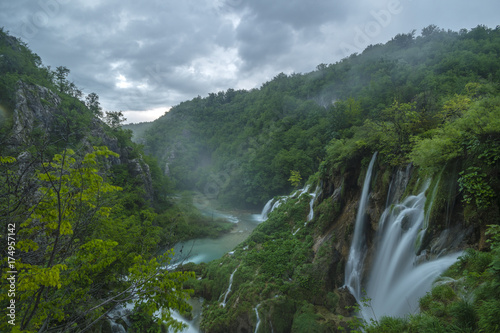  most famous waterfalls in Plitvice national park, Croatia