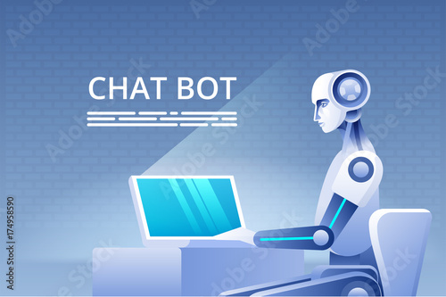 Chatbot concept.