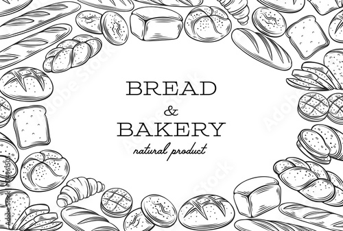 Bread template frame