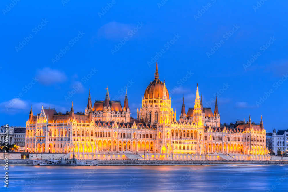 House of the Country or House of the Nation - Hungarian Parliament Building in Budapest