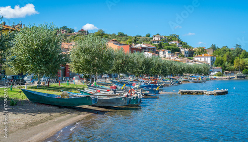 Scenic sight in Marta, on the Bolsena Lake, province of Viterbo, Lazio. © e55evu