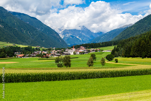 Alpine landscape: The "Valle Anterselva" in Italy