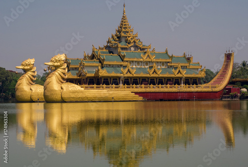 Myanmar Yangon Karaweik Palace