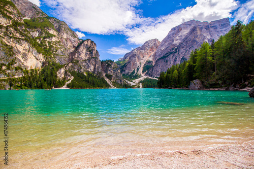 Braies lake in South Tyrol © marcociannarel