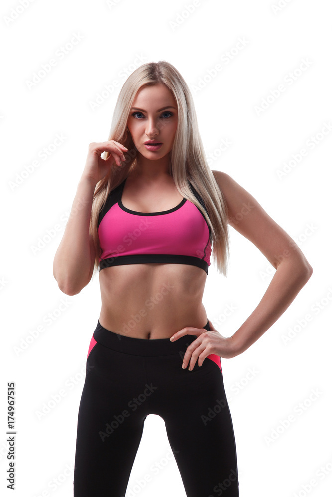 Portrait of fit woman Portrait of fit woman