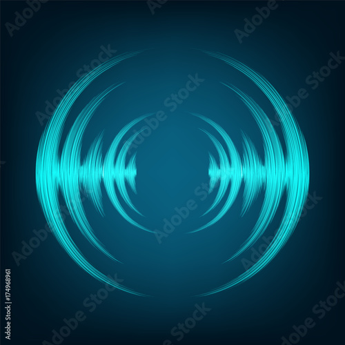 sound waveconcept.
