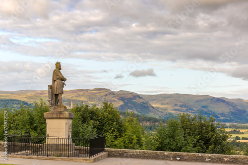Wallace monument in Scotland photo