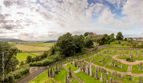 Old cemetry in Stirling, Scotland photo