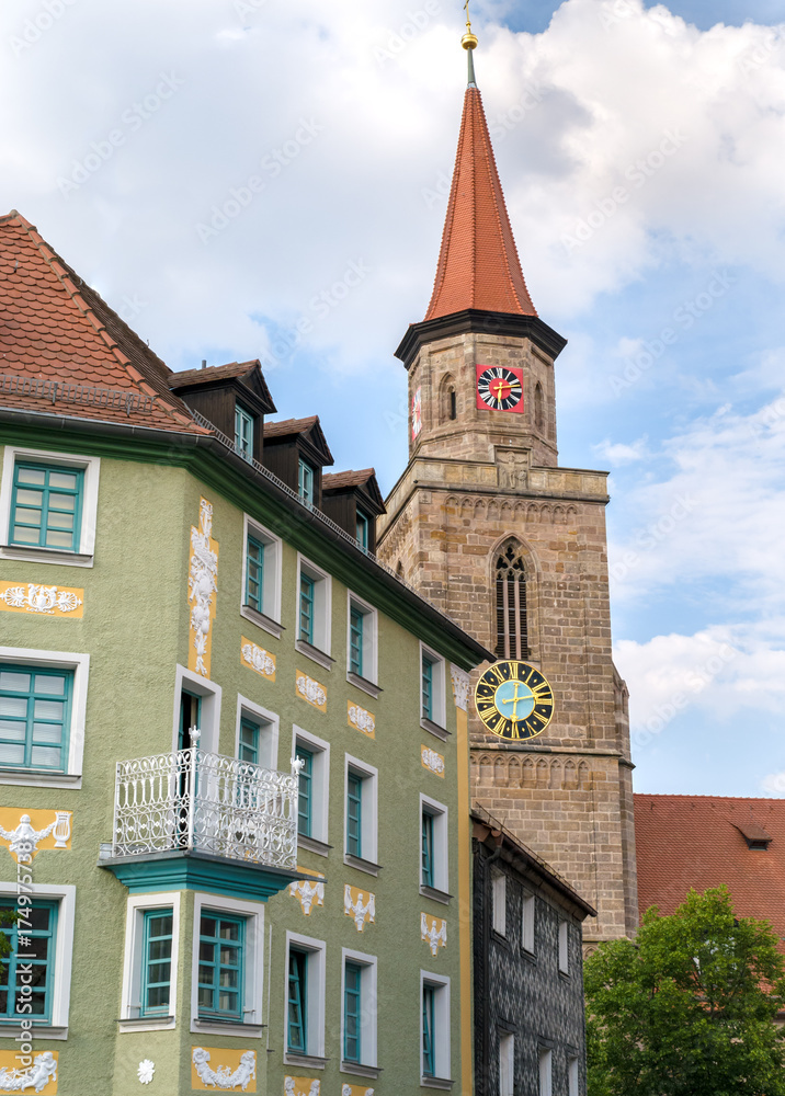 Obraz premium sankt michael kirche in fürth