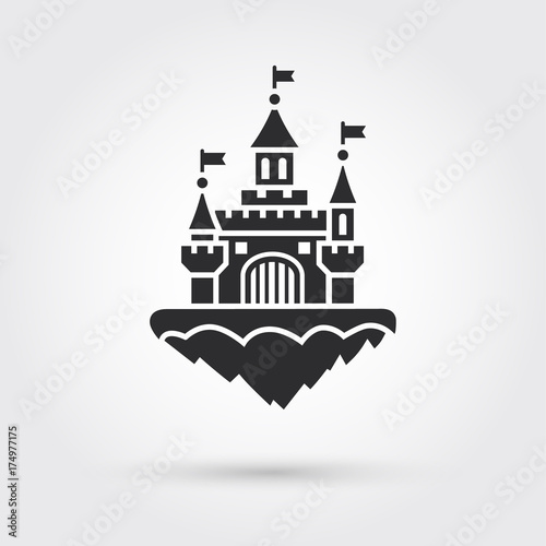 Abstract castle icon