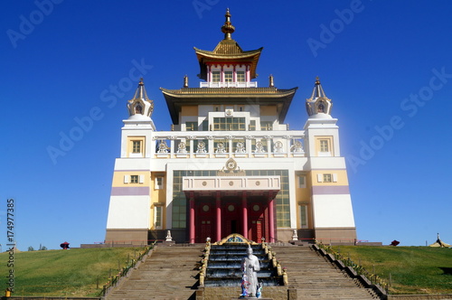 Wallpaper Mural Buddhist temple Golden Abode of Buddha Shakyamuni . Elista, Republic of Kalmykia, Russia. Torontodigital.ca