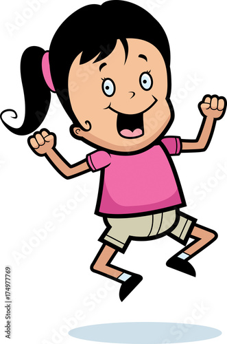 Girl Jumping