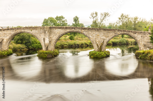 Stirling bridge in the morning, Scotland photo