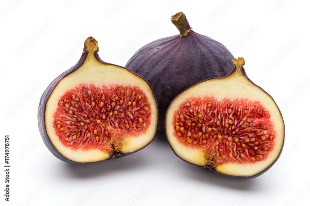 Fruits figs isolated on white background. Fruits figs isolated on white background.