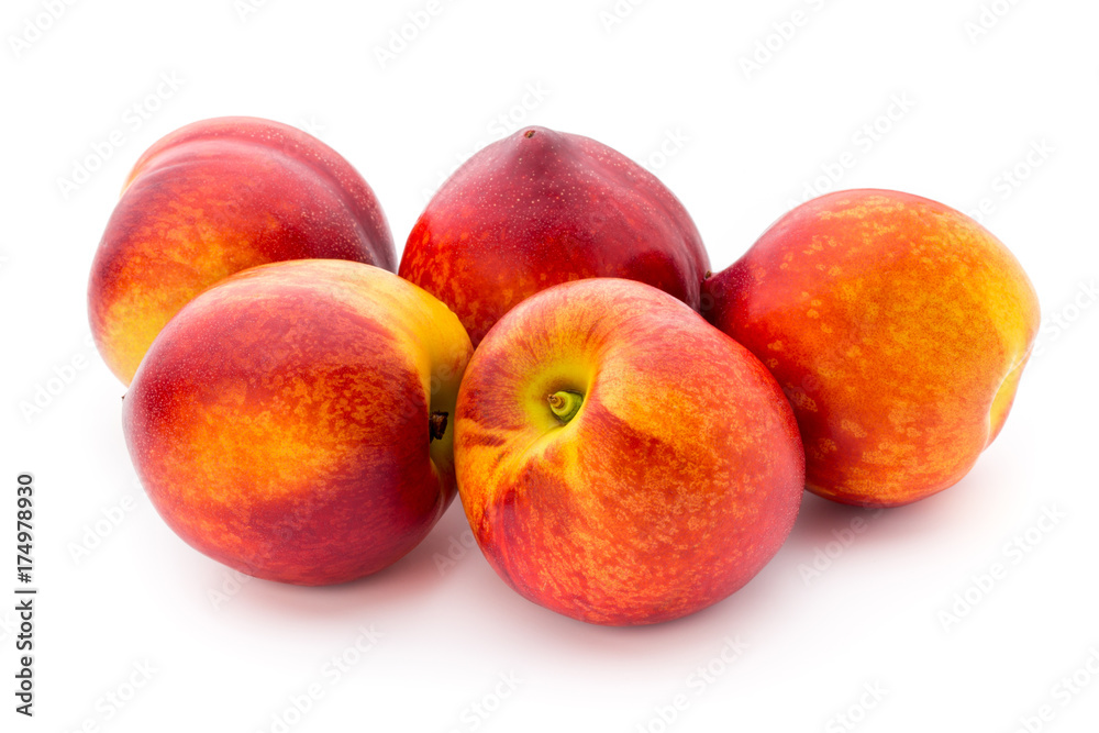 Peach. Fruit with isolated on white background. Peach. Fruit with isolated on white background.