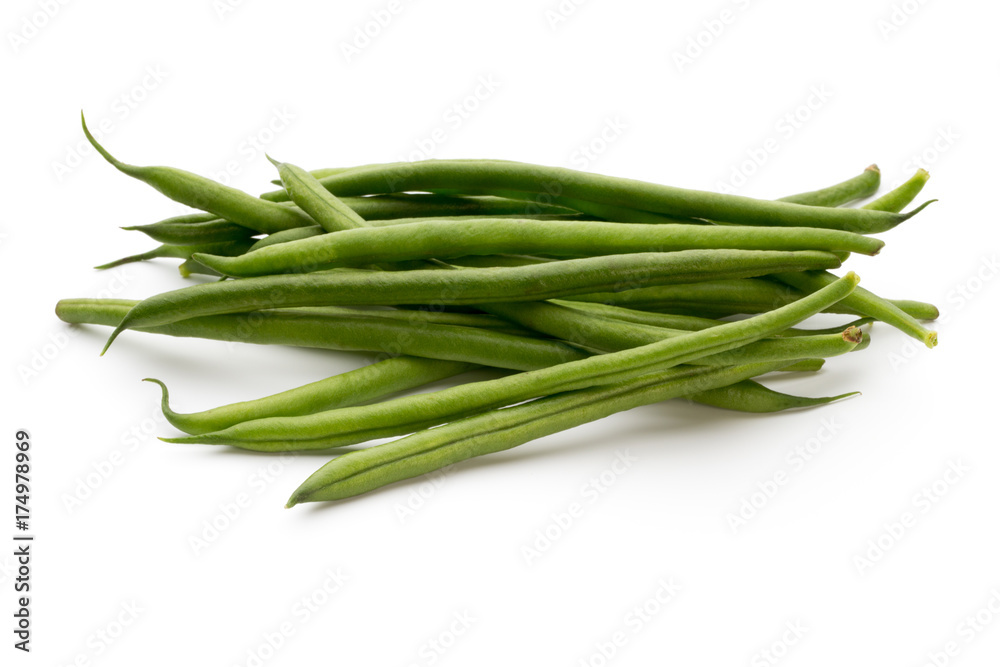 Green beans isolated on a white background. Green beans isolated on a white background.