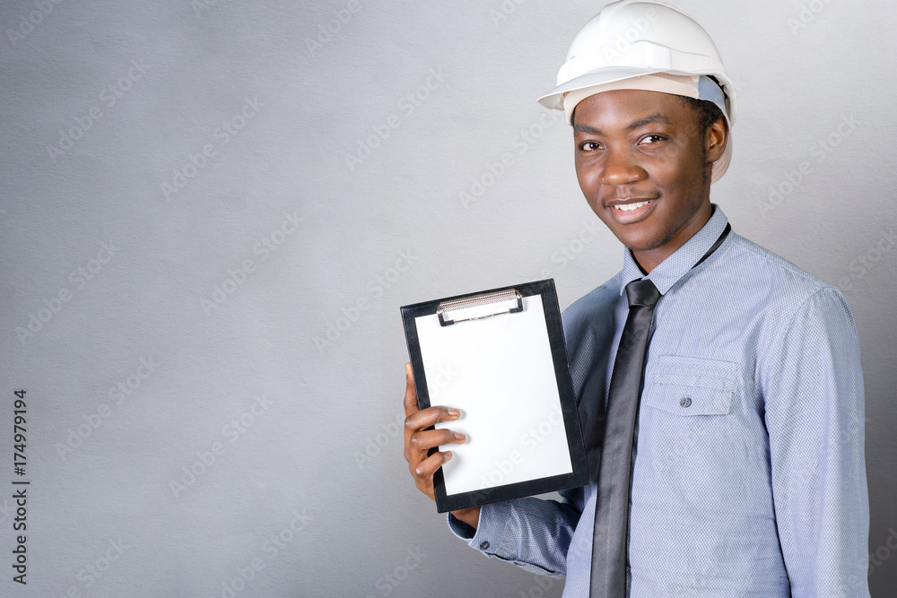 A black man African American Construction Worker A black man African American Construction Worker