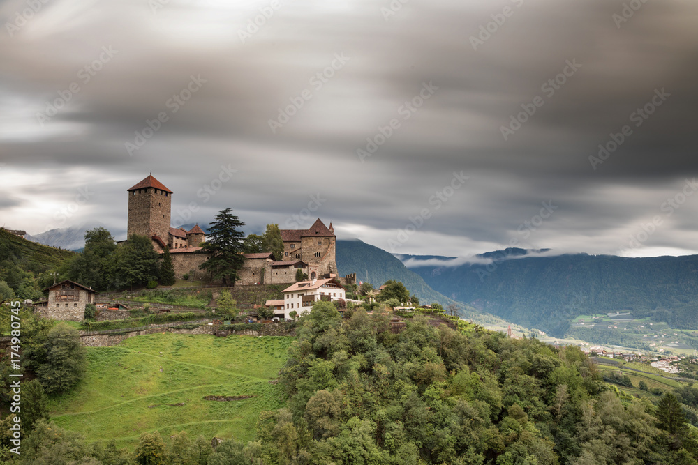 Clouds over Tyrol castle