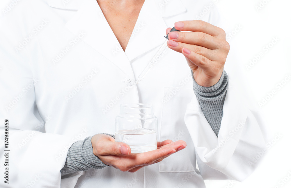Female Doctor. Cosmetology Concept Female Doctor. Cosmetology Concept