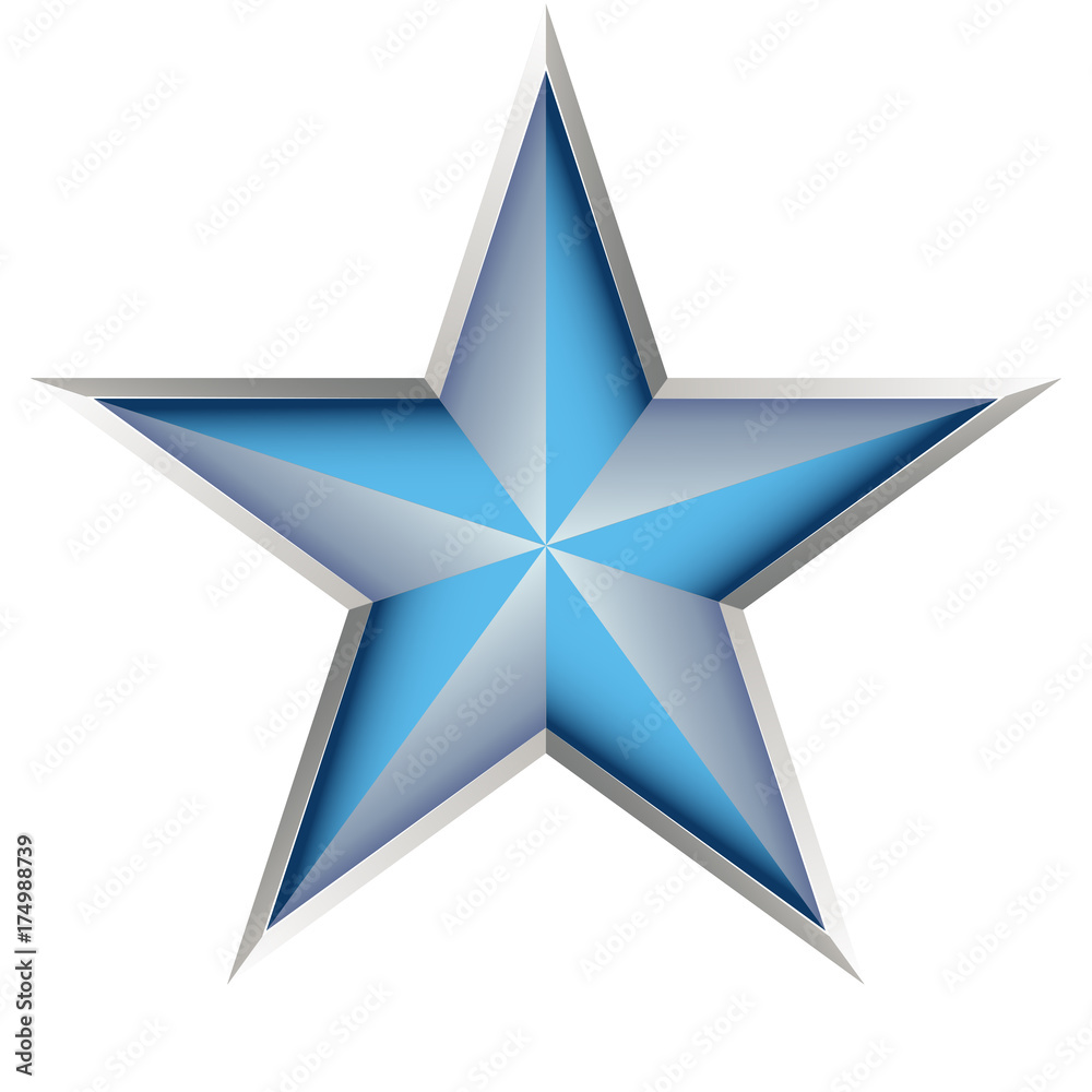 Obraz premium Metal Star illustration