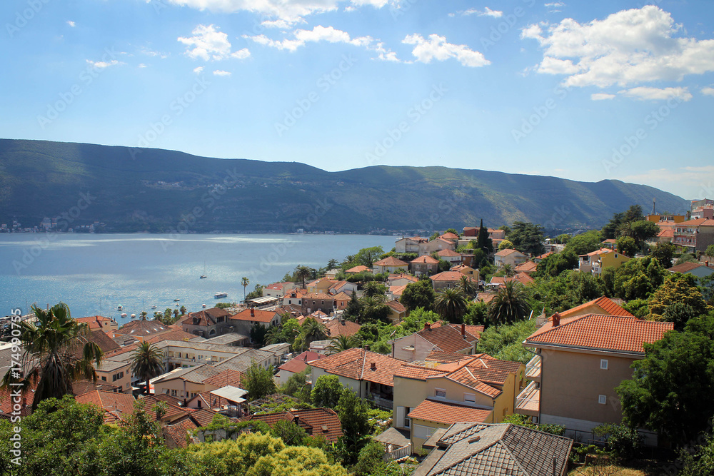 Panorama of Herceg Novi, Montenegro
