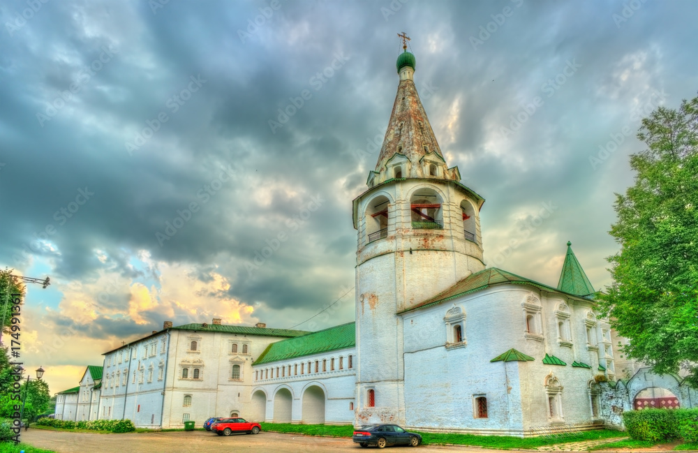View of the Kremlin in Suzdal, a UNESCO heritage site in Russia