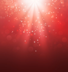 Holy light on red