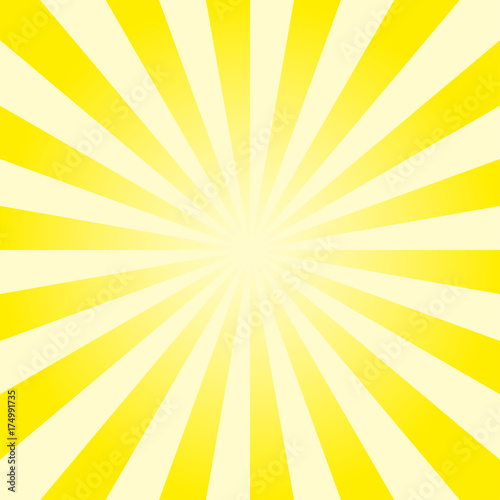 Fotografi Divergent rays background . Vector illustration.