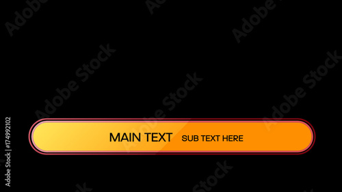 Button Style Lower Third