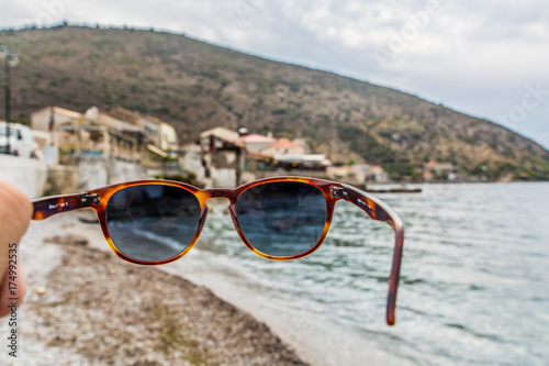 Limeni in Mani through a polarized pair of sunglasses