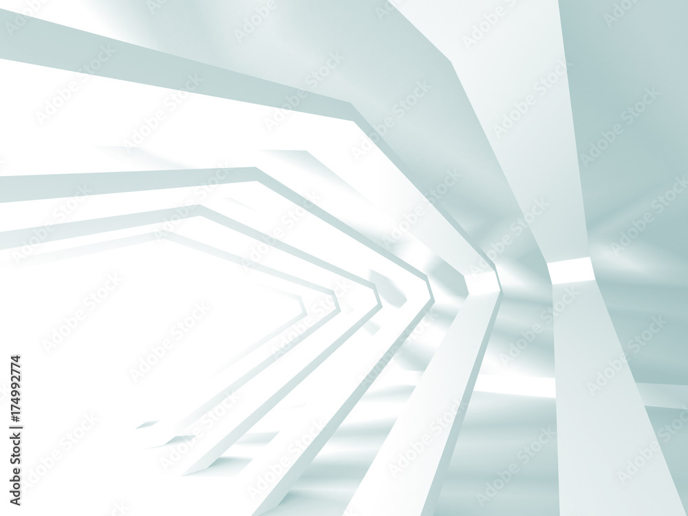 Abstract Modern White Architecture Background Abstract Modern White Architecture Background