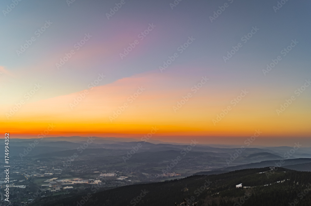Fototapeta premium sunrise and clouds