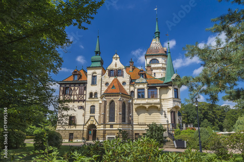 Картината върху платно Lesna Castle in Czech Republic