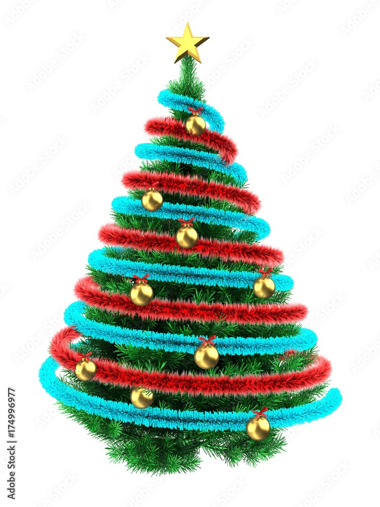 3d with tinsel 3d with tinsel