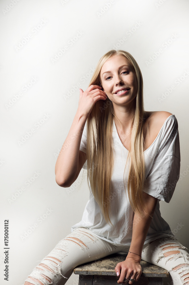 Portrait of a beautiful woman Portrait of a beautiful woman